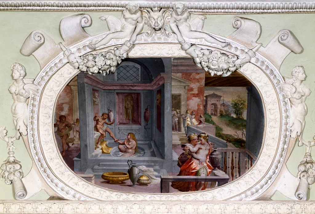 Scena di bagno, seduzione - Galleria Nazionale di Palazzo Spinola, Genova